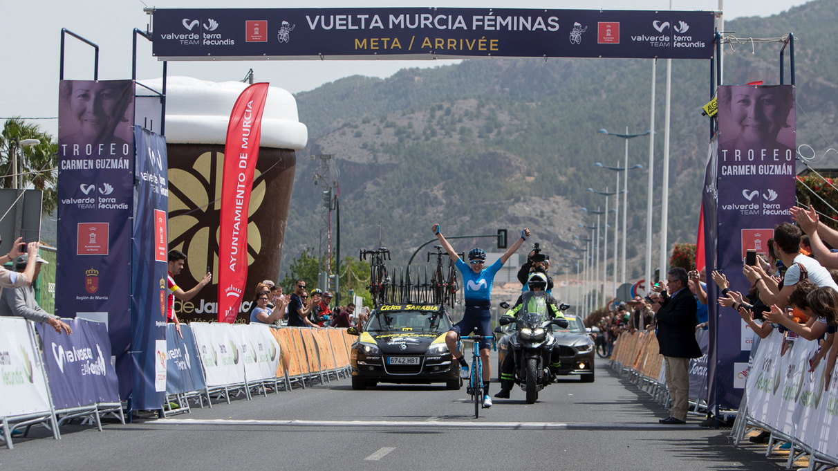 Gloria Rodríguez gana la primera Vuelta a Murcia Féminas Terra Fecundis Valverde Team